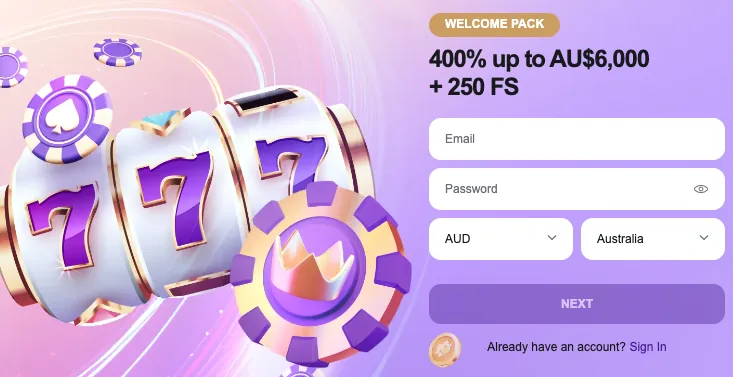 Crown Slots Casino Australia bonus
